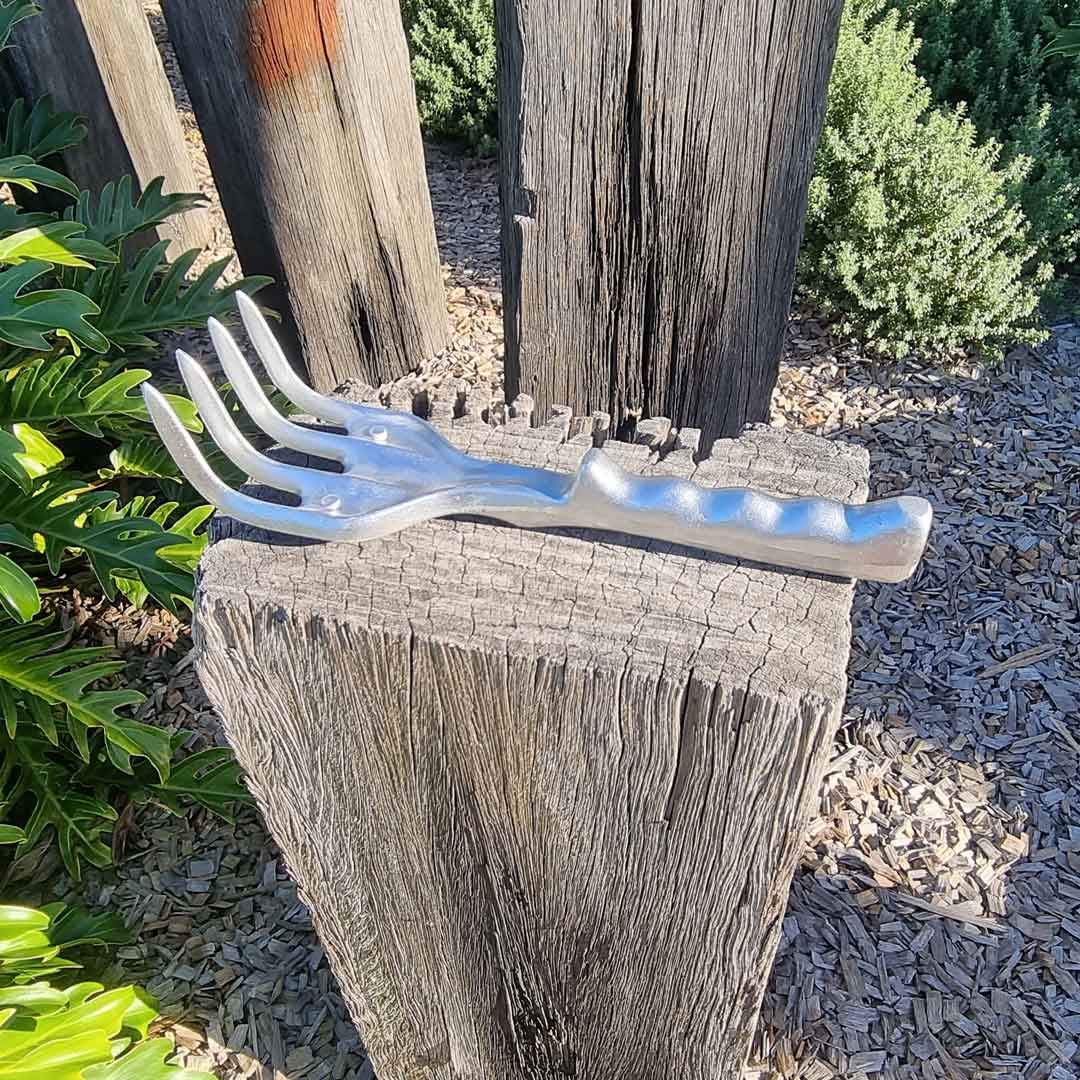 Lightweight Australian made, marine grade aluminium alloy garden cultivator