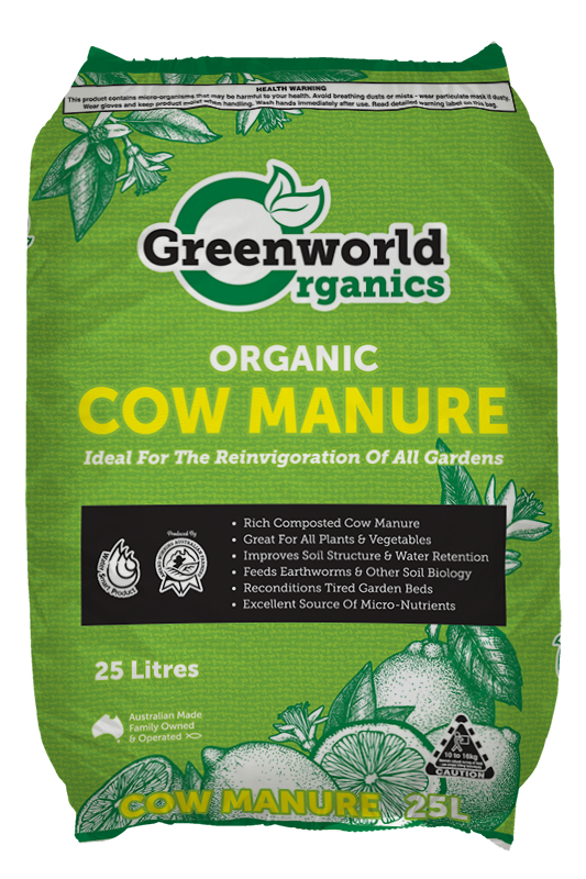 25L bag of organic cow manure
