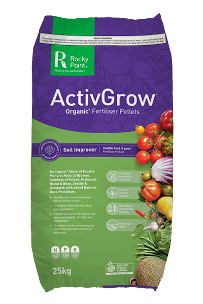 25kg bag active grow fertiliser pellets