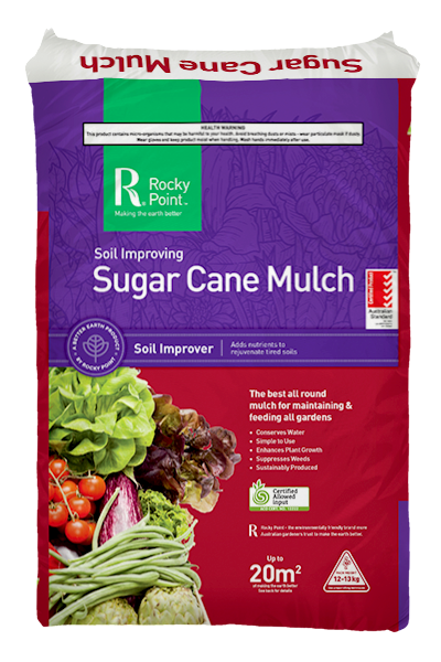 12-13kg bag of sugar cane mulch